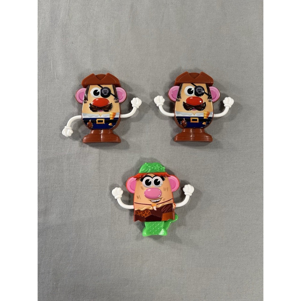 Wendy's Mashed Mr. Potato Head "Pirate" and Mrs. Potato Head mini figures 2025